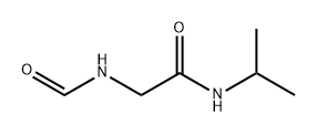 Acetamide, 2-(formylamino)-N-(1-methylethyl)- Structure