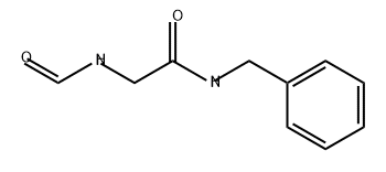 Acetamide, 2-(formylamino)-N-(phenylmethyl)- Structure