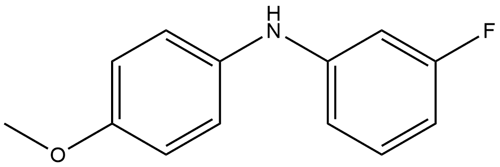 3-Fluoro-N-(4-methoxyphenyl)benzenamine Structure