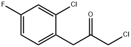 1-chloro-3-(2-chloro-4-fluorophenyl)propan-2-one 구조식 이미지