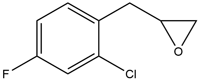 Oxirane, 2-[(2-chloro-4-fluorophenyl)methyl]- Structure