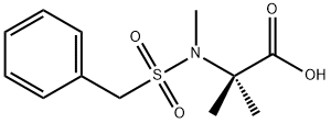 Alanine, N,2-dimethyl-N-[(phenylmethyl)sulfonyl]- Structure