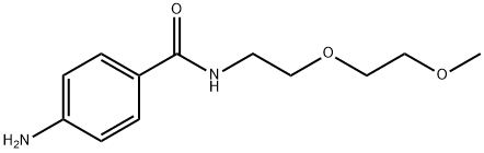 Benzamide, 4-amino-N-[2-(2-methoxyethoxy)ethyl]- Structure
