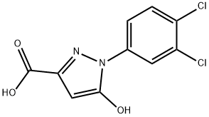 1-(3,4-dichlorophenyl)-5-hydroxy-1h-pyrazole-3-carboxylic acid Structure