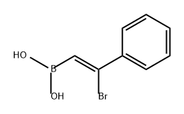 Boronic acid, [(1Z)-2-bromo-2-phenylethenyl]- (9CI) 구조식 이미지