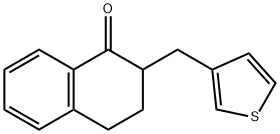 2-[(thiophen-3-yl)methyl]-1,2,3,4-tetrahydronaphthalen-1-one Structure