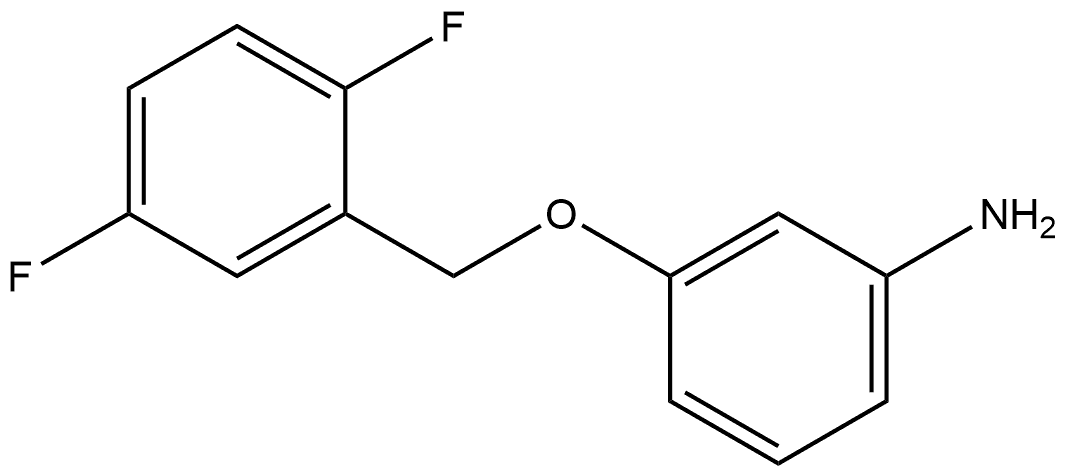 3-[(2,5-Difluorophenyl)methoxy]benzenamine Structure