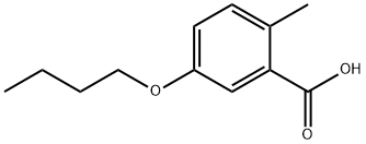 5-Butoxy-2-methylbenzoic acid Structure