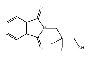 1H-Isoindole-1,3(2H)-dione, 2-(2,2-difluoro-3-hydroxypropyl)- 구조식 이미지