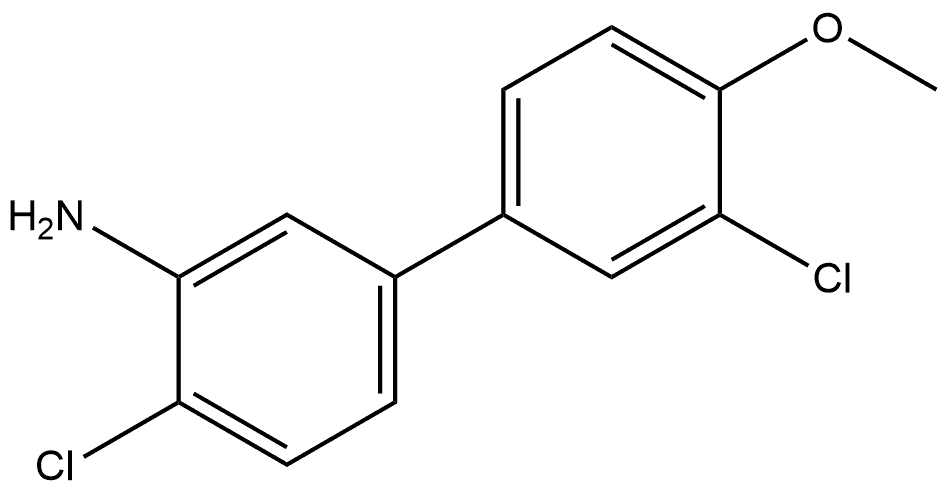 3',4-Dichloro-4'-methoxy[1,1'-biphenyl]-3-amine Structure