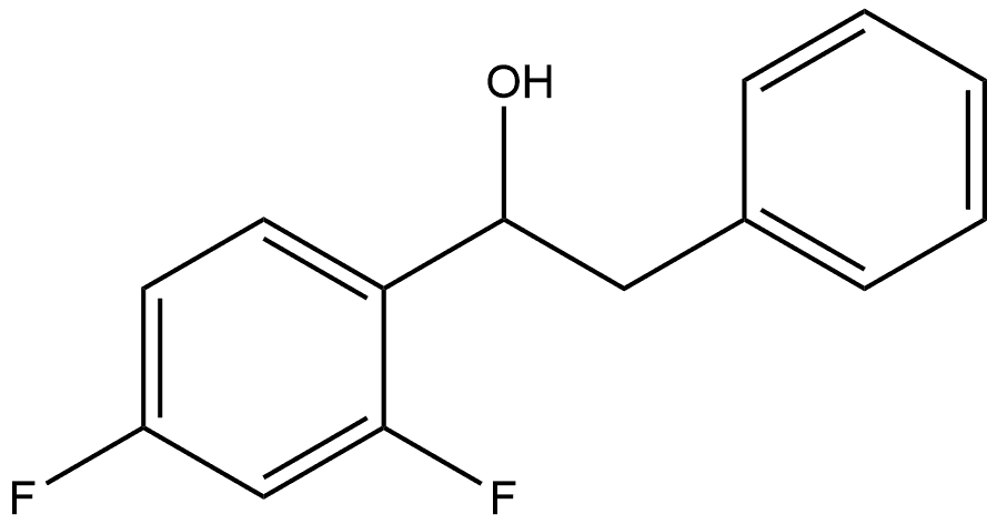 α-(2,4-Difluorophenyl)benzeneethanol 구조식 이미지