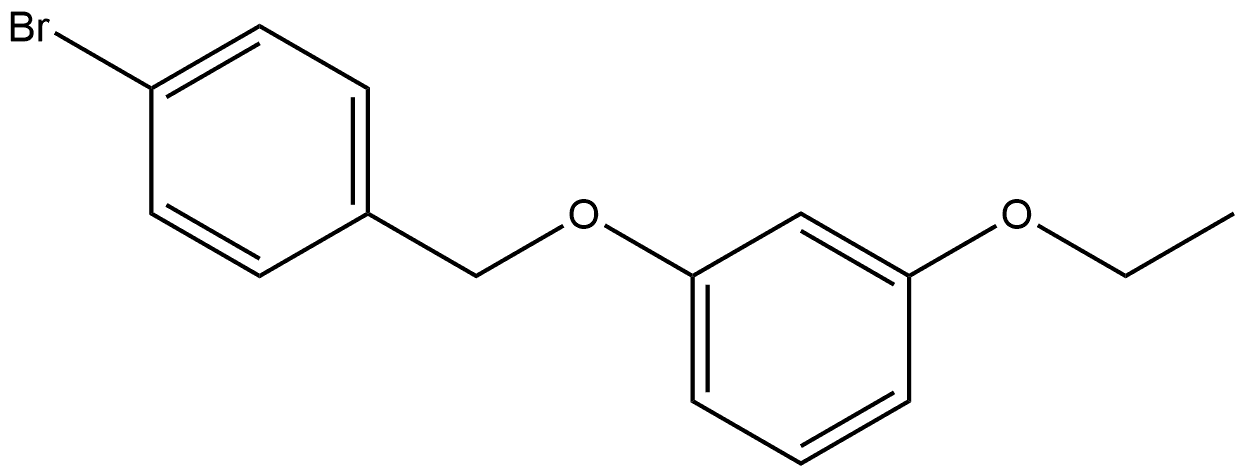 1-[(4-Bromophenyl)methoxy]-3-ethoxybenzene Structure