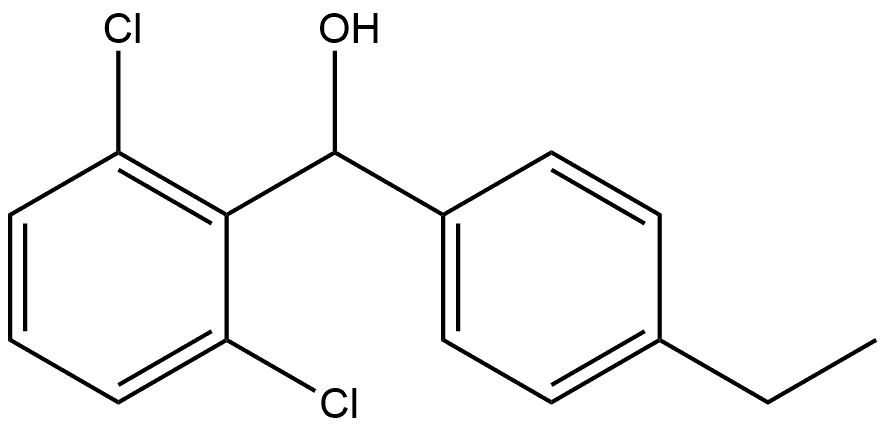 2,6-Dichloro-α-(4-ethylphenyl)benzenemethanol Structure