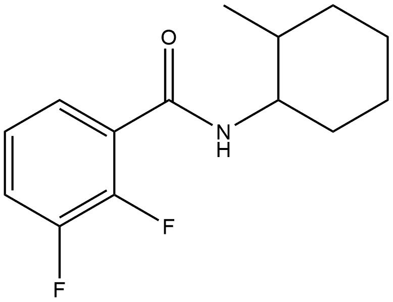 2,3-Difluoro-N-(2-methylcyclohexyl)benzamide Structure