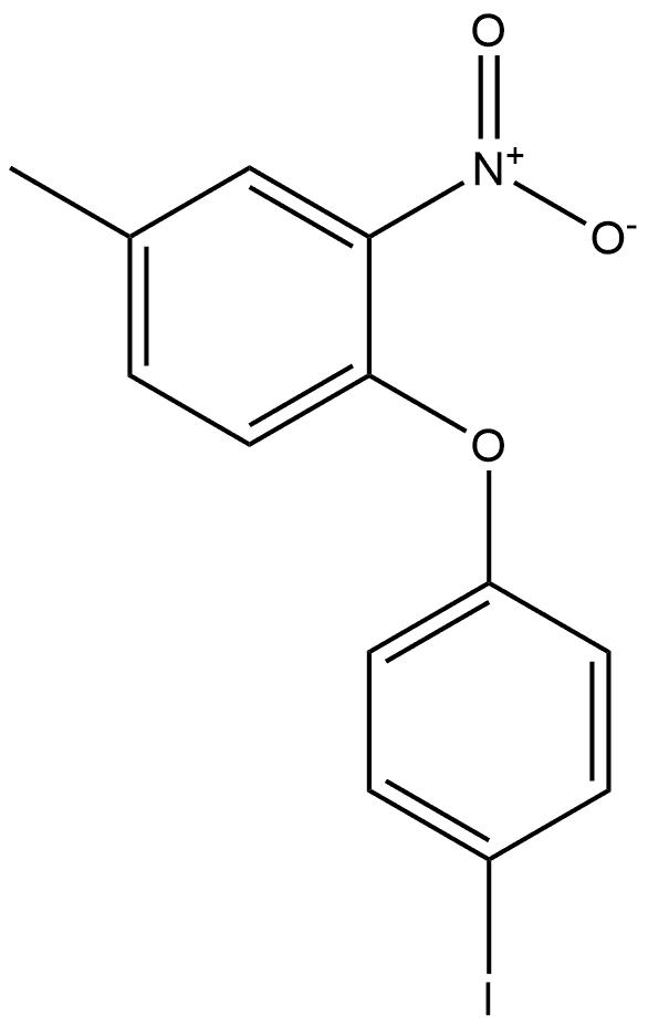 1-(4-iodophenoxy)-4-methyl-2-nitrobenzene Structure