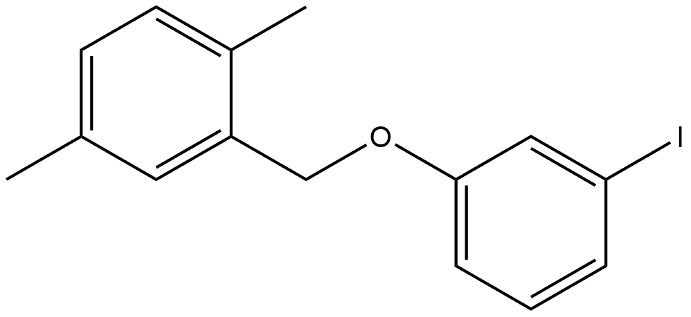 2-[(3-Iodophenoxy)methyl]-1,4-dimethylbenzene Structure