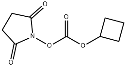 Carbonic acid, cyclobutyl 2,5-dioxo-1-pyrrolidinyl ester Structure