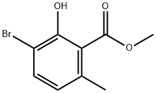 methyl 3-bromo-2-hydroxy-6-methylbenzoate Structure