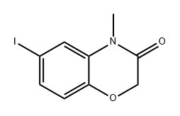 2H-1,4-Benzoxazin-3(4H)-one, 6-iodo-4-methyl- Structure
