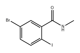 Benzamide, 5-bromo-2-iodo-N-methyl- 구조식 이미지