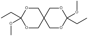 2,4,8,10-Tetraoxaspiro[5.5]undecane, 3,9-diethyl-3,9-dimethoxy- Structure