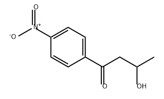 1-Butanone, 3-hydroxy-1-(4-nitrophenyl)- 구조식 이미지