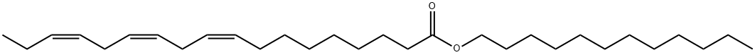 9,12,15-Octadecatrienoic acid, dodecyl ester, (9Z,12Z,15Z)- Structure