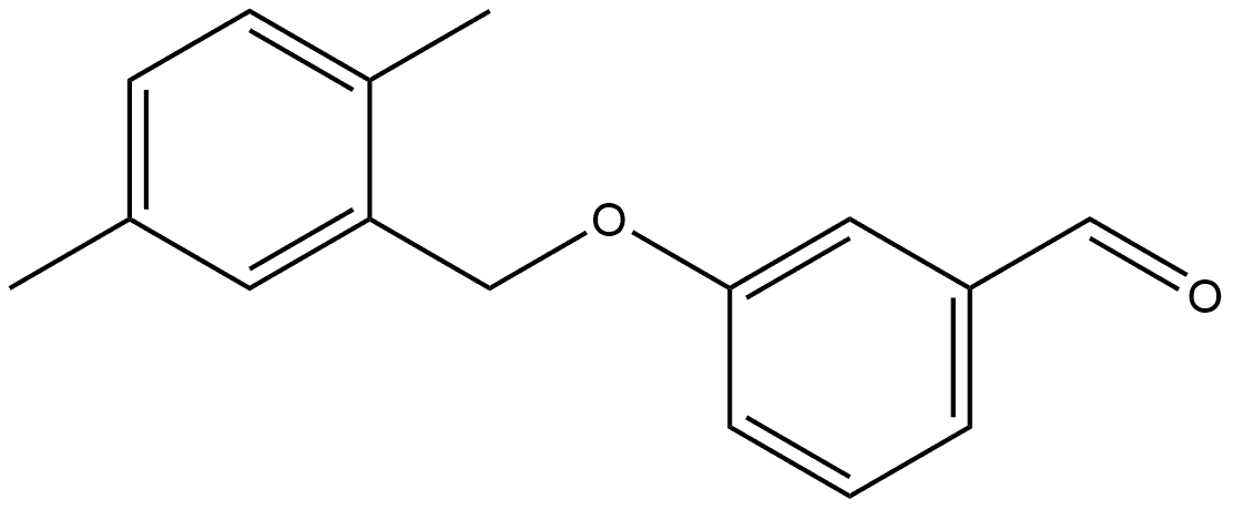 3-[(2,5-Dimethylphenyl)methoxy]benzaldehyde Structure