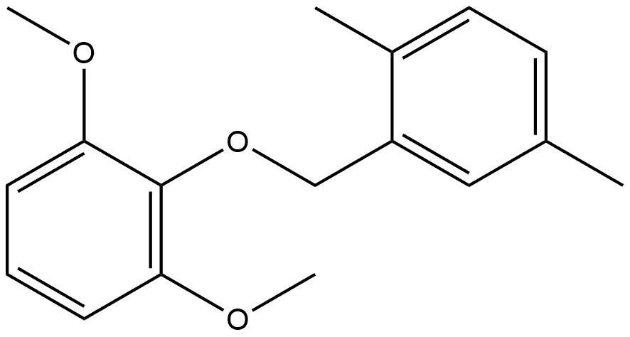 2-[(2,5-Dimethylphenyl)methoxy]-1,3-dimethoxybenzene Structure