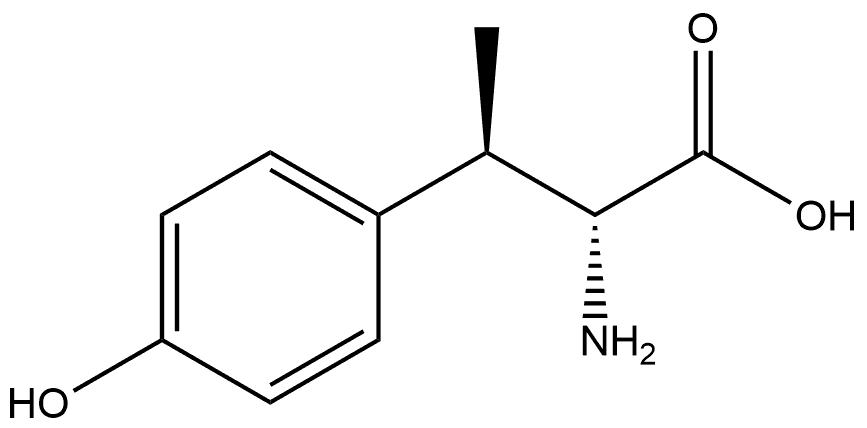 rel-(2R, 3S)-2-Amino-3-(4-hydroxy-phenyl)-butyric acid Structure