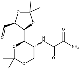 D-Mannose, 5-[(aminooxoacetyl)amino]-5-deoxy-2,3:4,6-bis-O-(1-methylethylidene)- (9CI) 구조식 이미지