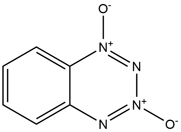 Benzotetrazine, 1,3-dioxide 구조식 이미지