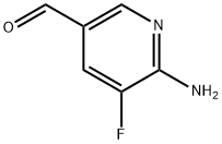 3-Pyridinecarboxaldehyde, 6-amino-5-fluoro- Structure