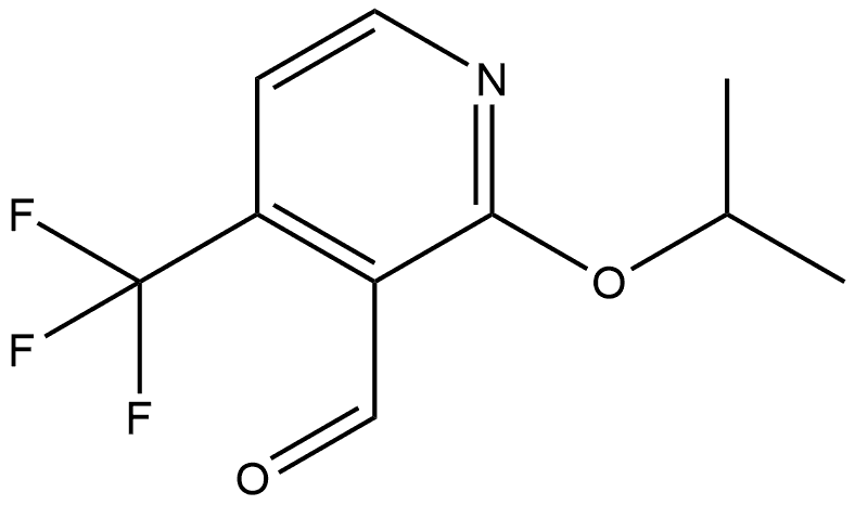 2-(1-Methylethoxy)-4-(trifluoromethyl)-3-pyridinecarboxaldehyde Structure