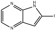 5H-Pyrrolo[2,3-b]pyrazine, 6-iodo- Structure
