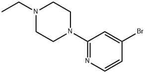 Piperazine, 1-(4-bromo-2-pyridinyl)-4-ethyl- 구조식 이미지