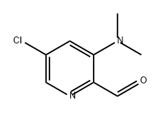 2-Pyridinecarboxaldehyde, 5-chloro-3-(dimethylamino)- Structure