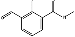 2-fluoro-3-formyl-N-methylbenzamide Structure