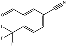 5-Cyano-2-(trifluoromethyl)benzaldehyde Structure