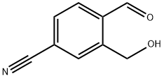 Benzonitrile, 4-formyl-3-(hydroxymethyl)- Structure