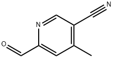6-Formyl-4-methylnicotinonitrile 구조식 이미지
