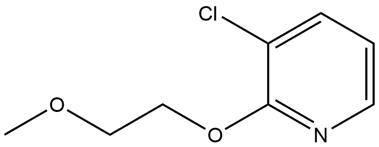 3-Chloro-2-(2-methoxyethoxy)pyridine Structure