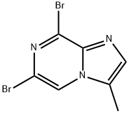 Imidazo[1,2-a]pyrazine, 6,8-dibromo-3-methyl- Structure