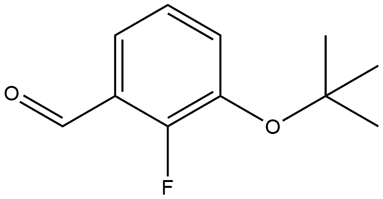 3-(tert-butoxy)-2-fluorobenzaldehyde Structure