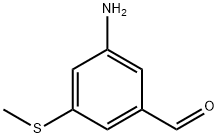 3-Amino-5-formylthioanisole Structure