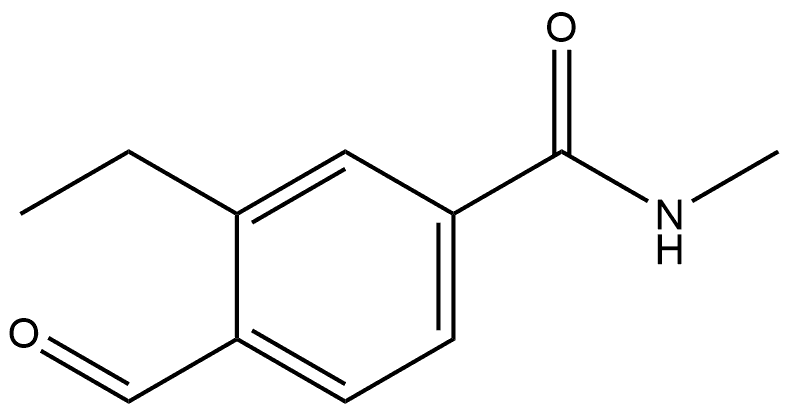 3-Ethyl-4-formyl-N-methylbenzamide Structure