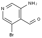 4-Pyridinecarboxaldehyde, 3-amino-5-bromo- 구조식 이미지