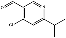 3-Pyridinecarboxaldehyde, 4-chloro-6-(1-methylethyl)- Structure