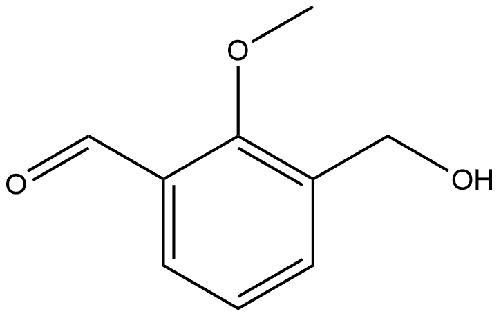 3-(Hydroxymethyl)-2-methoxybenzaldehyde Structure