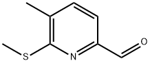 5-methyl-6-(methylsulfanyl)pyridine-2-carbaldehy
de Structure